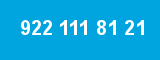 922 111 81 21